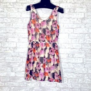 J Crew 100% Silk Floral Dress